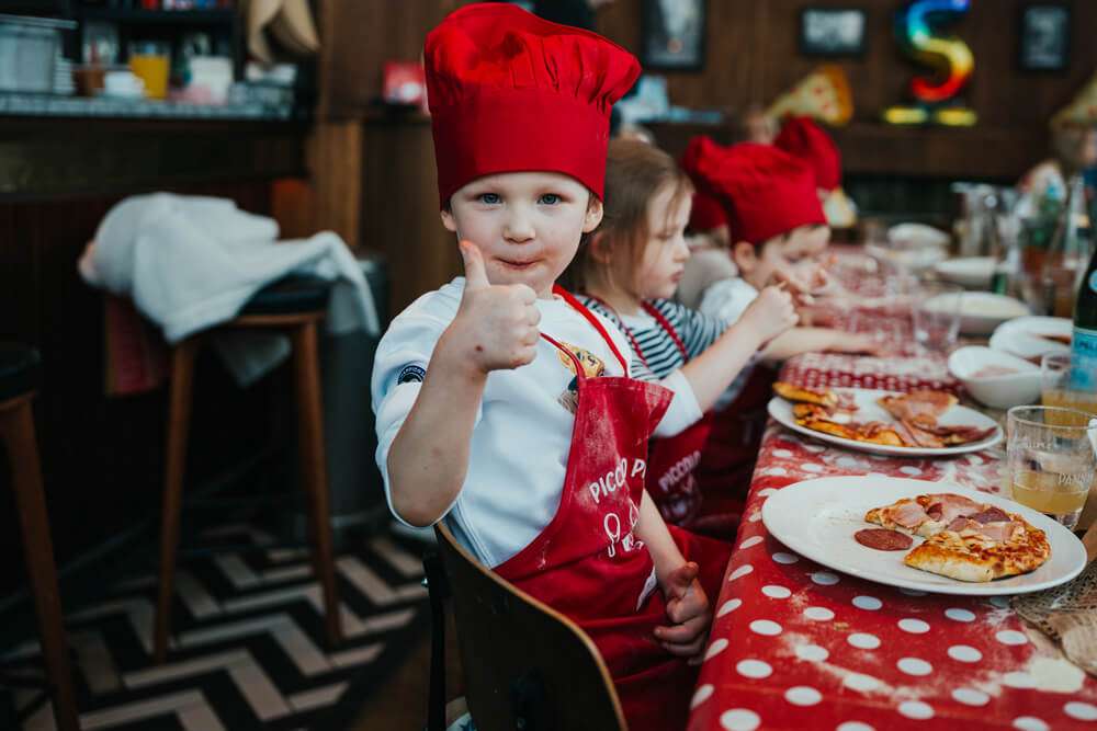 Pizza backen in der L’Osteria